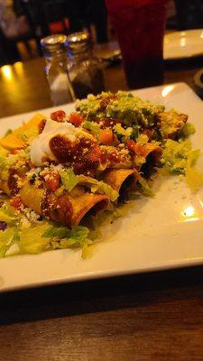 Beef flautas