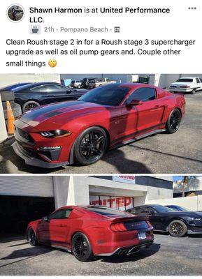 My 2019 RS2 Roush getting the Roush supercharger upgrade.