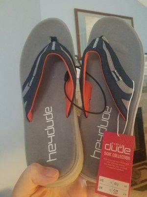 Nice looking flip flops