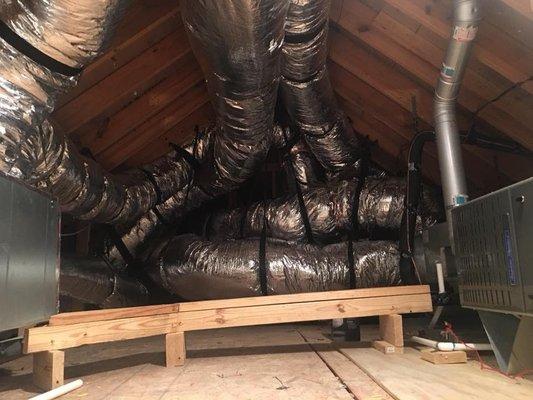 We can hang your new duct work! Call us today!