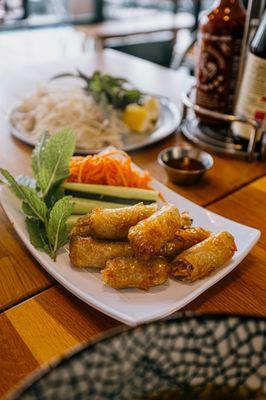 Crispy chicken eggrolls