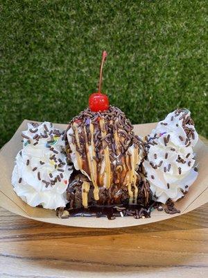 Hot Mama Brownie Sundae