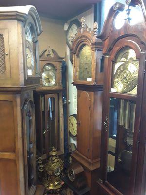 Restored and pre-owned Grandfather Clocks for sale.