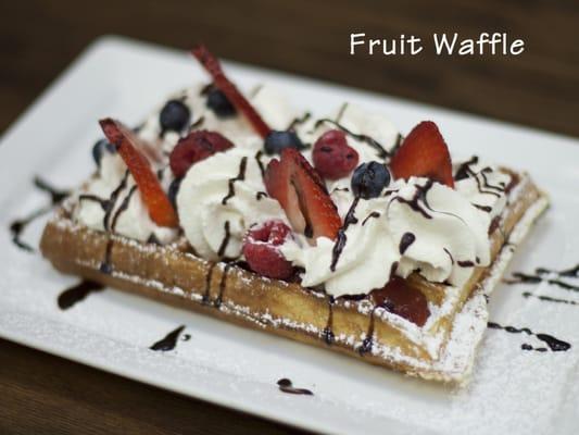 Fruit Belgian Waffle