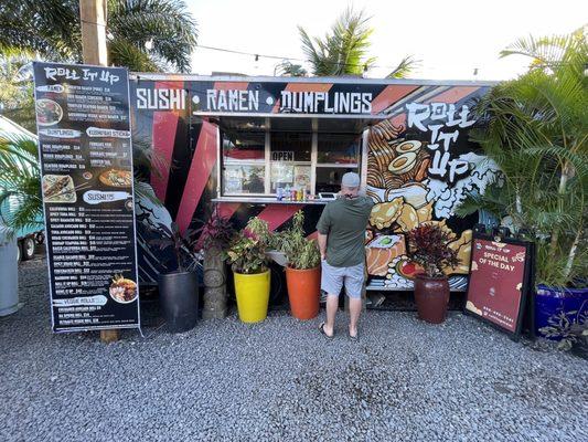 Exterior of food truck