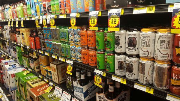 Great selection of Texas beer