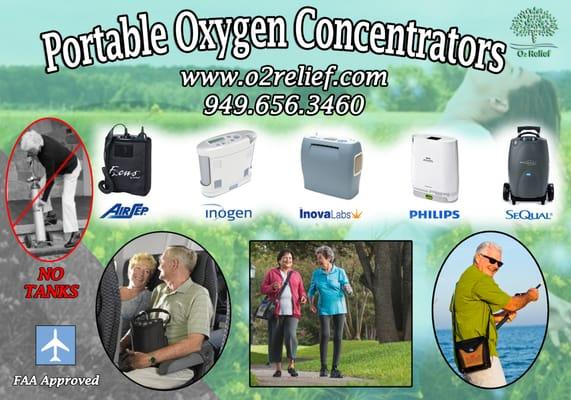 Call Now. or For more information www.o2relief.com Portable Oxygen Concentrator