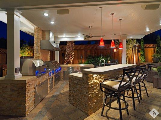 Outdoor kitchen remodel.