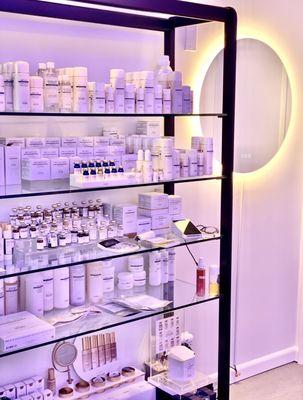 all biologique products and such a beautiful space to treat yourself