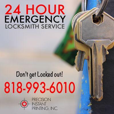 24 Hour Emergency Locksmith Services! Call Anytime.