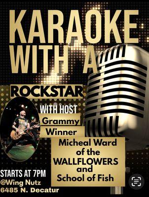 Karaoke nights Friday & Saturday 8pm to 11pm