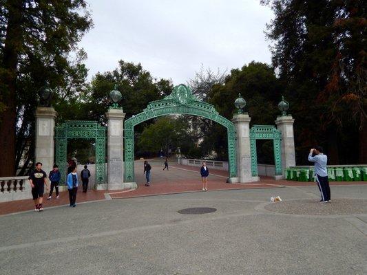 Sather Gate on a cloudy day in 2017/2018.