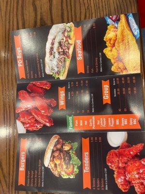 To go menus