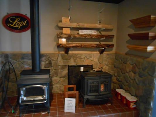 Wood Stoves & Mantles