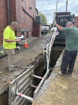 Bosetti ensuring the project is being done correctly and safely.