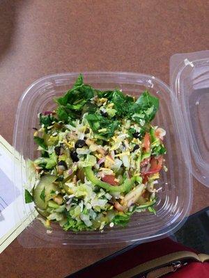 IDK veggie salad - worth $5.59?