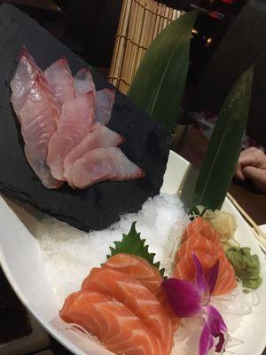 Red Snapper and Salmon Sashimi