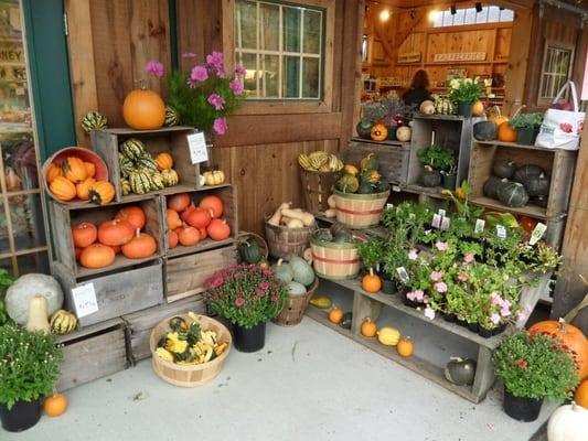 Front of farm stand