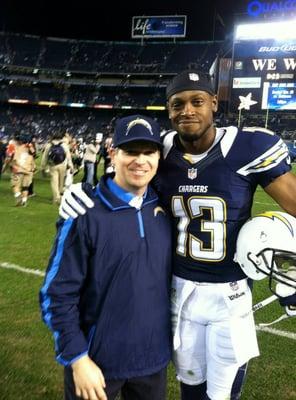 They are the chiropractors for the Chargers!