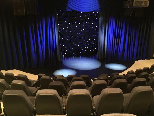 130-seat, intimate , luxury venue for world-class Magic, Comedy and Variety shows