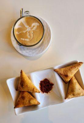 Sambusas and Coffee