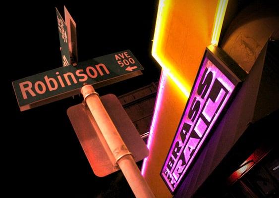 Have a great night at the corner of Robinson Av and 5th Av at The Brass Rail!