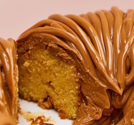 Mo's Dulce de Leche bundt cake is incredibly moist and will definitely leave you craving for more!