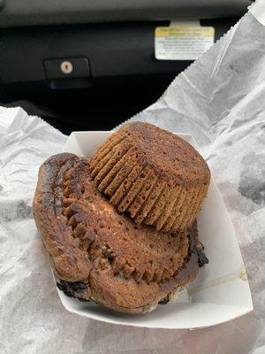 Toasted Oreo muffin