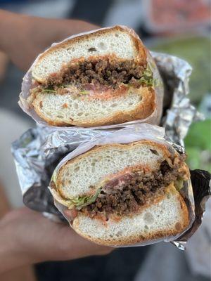 Chopped Cheese on Hero.