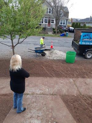 5. Entire area tilled for seeding