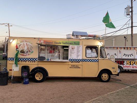 Blessed Hands Caribbean Food food truck.