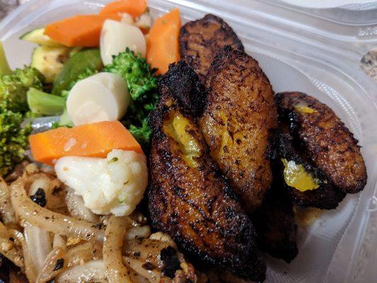 Plantains and Grilled Vegetables