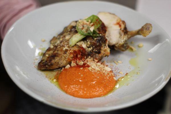 Grilled Chicken - Romesco, Marcona, Smoked Paprika