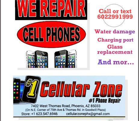 We fixing & sells phones