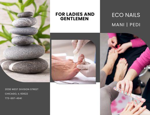 We serve both ladies and gentlemen.
Every tough guy needs pedi