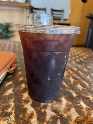 Iced Americano ($5)