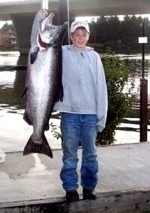 50lbs King Salmon from the Siletz