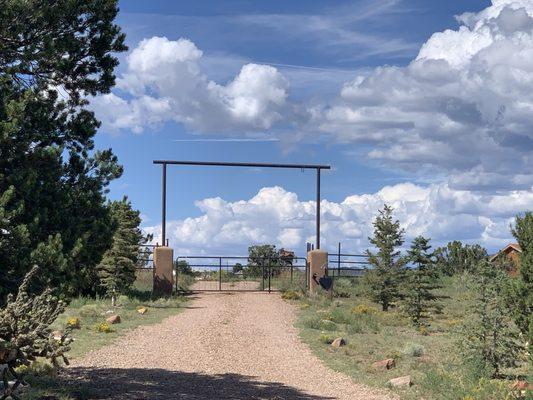 The remote gate on my ranch that overhead garage door fixed