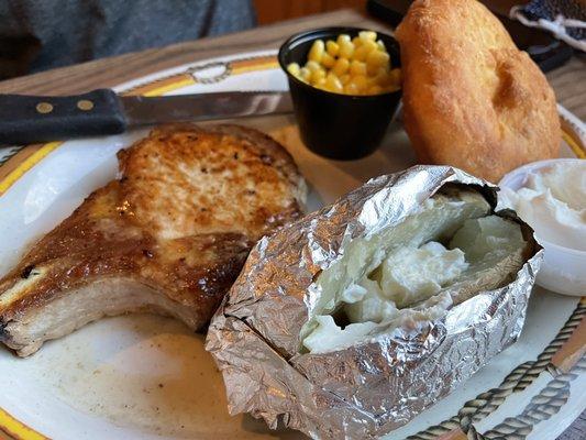 Pork Chop Dinner Combo