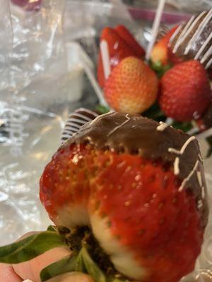 2nd rotting chocolate covered strawberry.