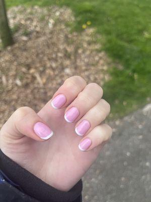 French gel mani