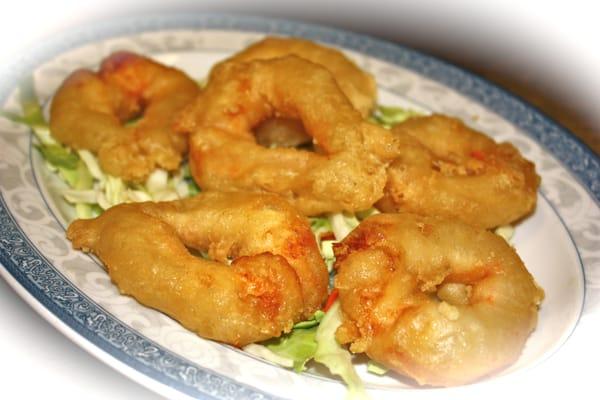 deep fried prawns