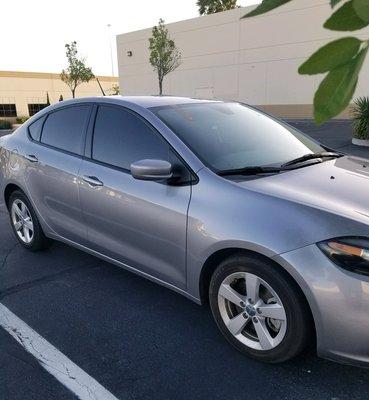 Dodge Dart windshield replacement and tint