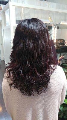 Perm with toning