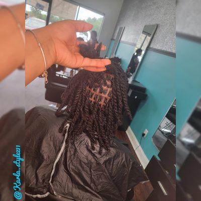 Retwist locs maintenance