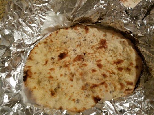 Naan with lamb