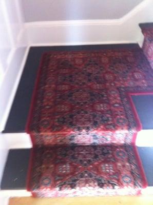 Stair Runners add a lot of value to your home, It is a great finishing touch.