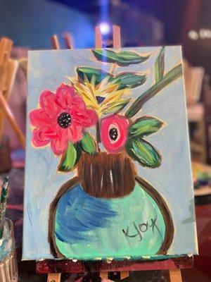 Ladies paint night masterpiece