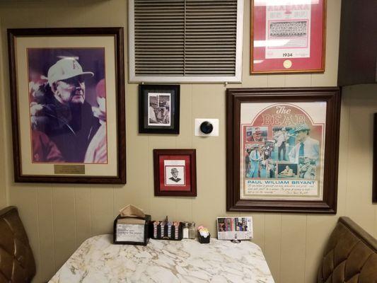 More Paul Bear Bryant and Alabama decorations