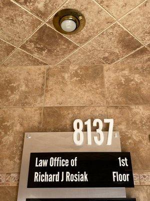 Law Office of Richard J. Rosiak - door